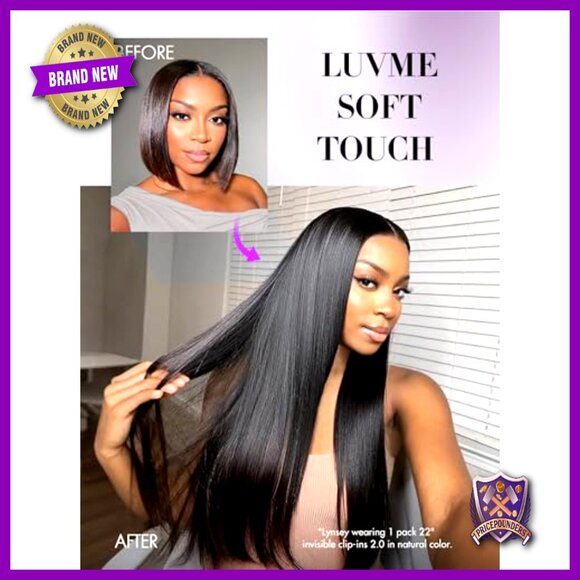 18 Inch Human Hair Clip-In Extensions, 2 Pack 220g, Yaki Straight, Remy Hair main image 6